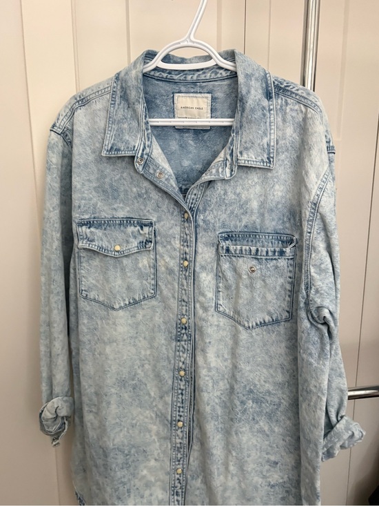 American Eagle Outfitters Tops - American Eagle Oversized Denim Shirt